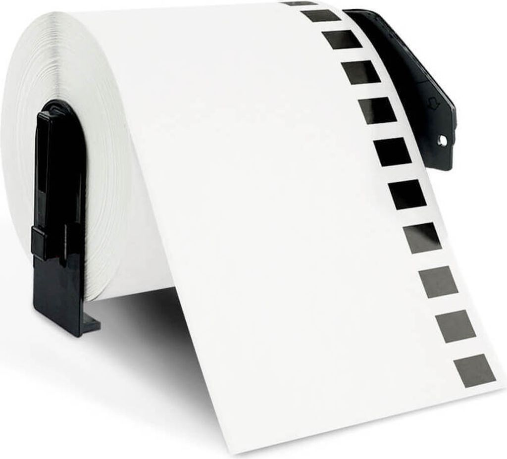 Brother DK-11207 kompatible Etikettenrollen 58 mm x 58 mm, 100 Etiketten pro Rolle