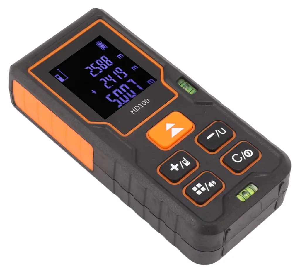 Télémètre laser 100m précision 1.5mm avec écran LCD rétroéclairé - 5