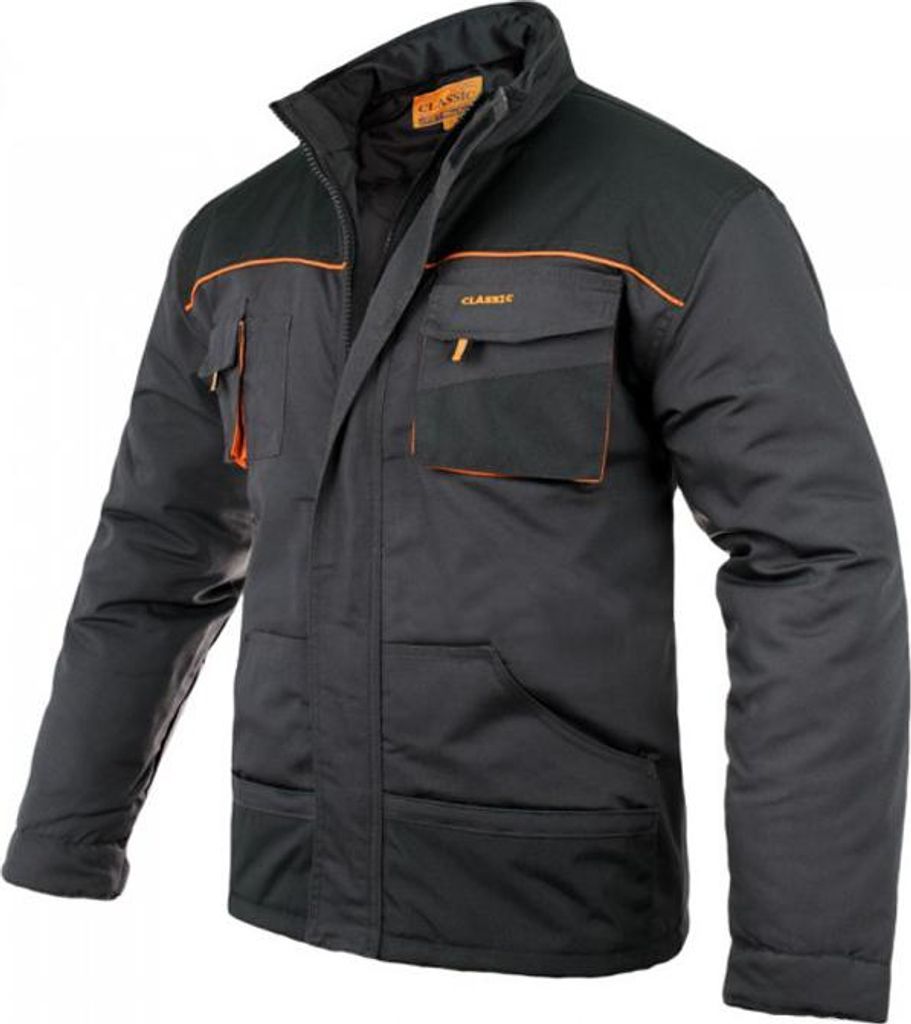 WorkwearCLASSIC Winter Arbeitsjacke mit Farbakzenten aus Mischgewebe 270 g/m² 62