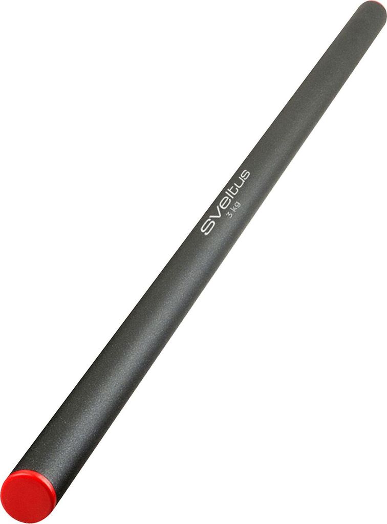 Posilňovacia tyč Sveltus "Weighted Bar", 3 kg, červená Obrázok produktu 