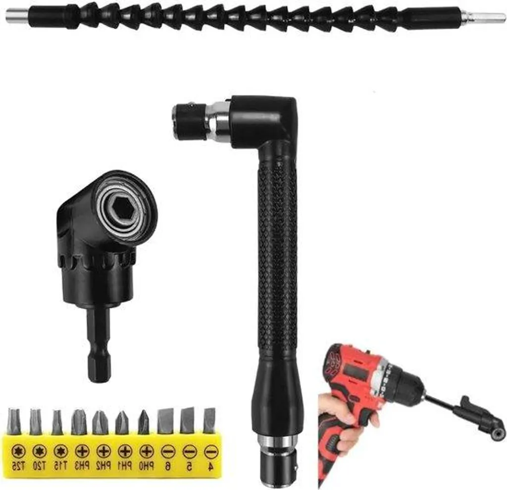 Solution Vissage Zone Étroite : Tournevis Coudé et Flexible 1/4 Pouce