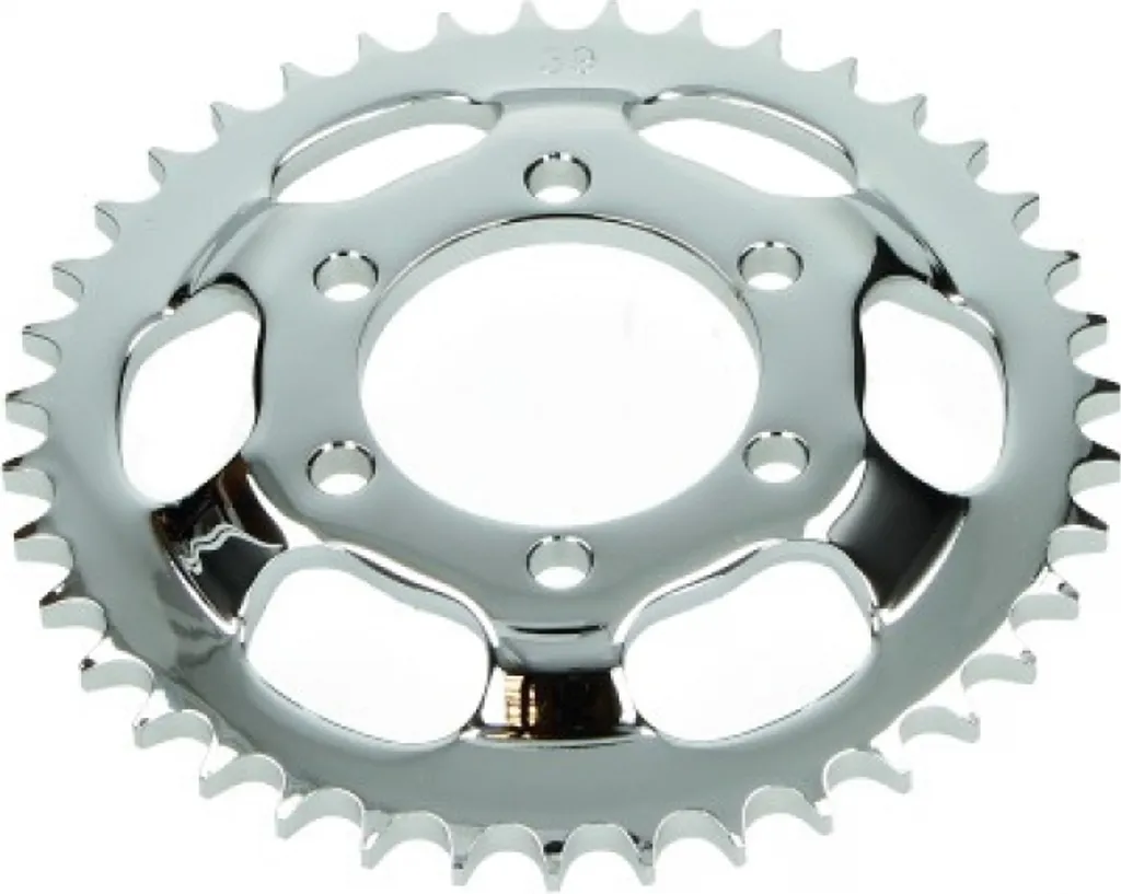 Couronne arrière Pignon 428 39 dents chromé pour KS80 LC DMP