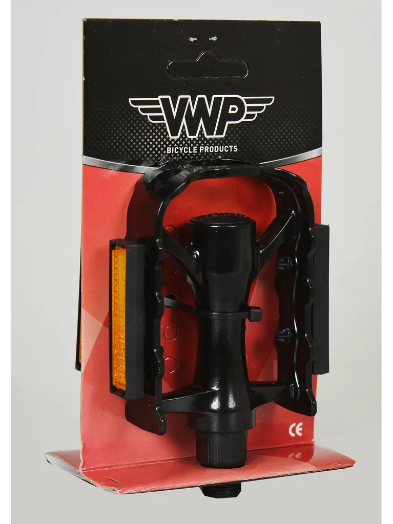 Pédale VWP BMX 9/16 Alliage Noir - Remplacez vos Pédales Usées ou Cassées