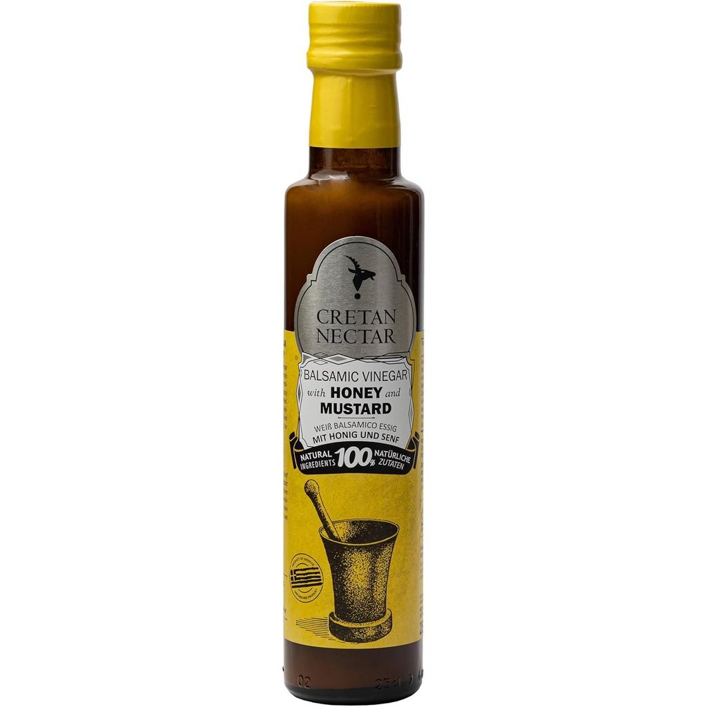 CRETAN NECTAR 01032 - Balsamico-Essig mit Honig & Senf von Chania Kreta 250ml