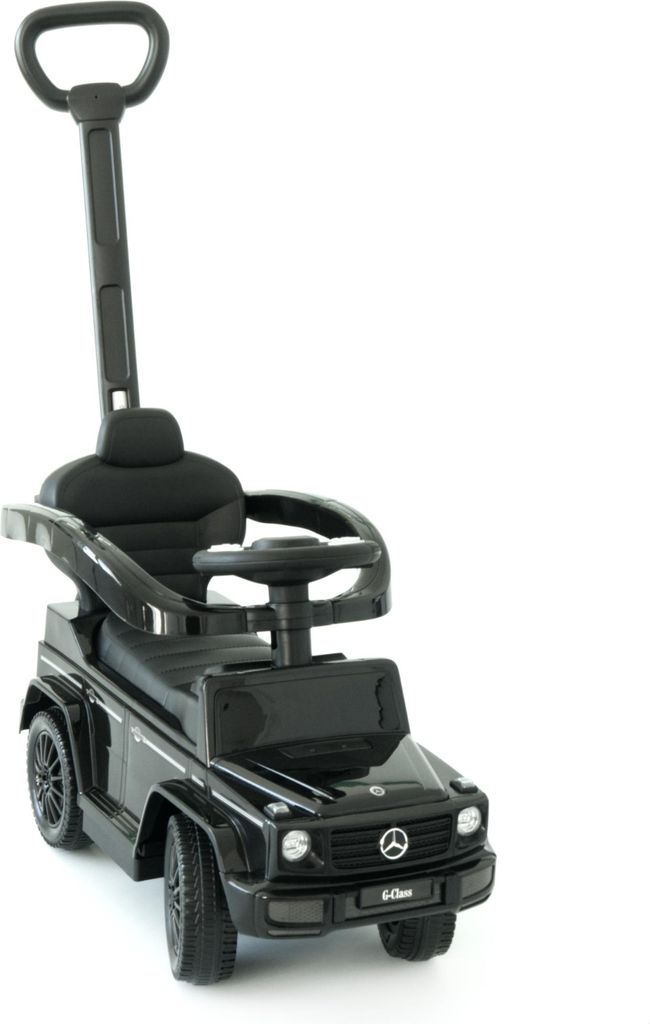 Rutschauto schwarz mit Schiebstange ab 1 Jahr, Produktbild 