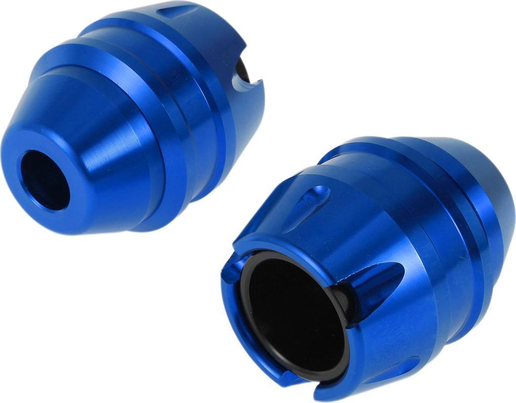 16mm Motorrad Slider Rahmen Aluminiumlegierung Rad Verkleidung Schutz Crash Pad Schutzbügel 53mm 63mm Blau 2 Stück
