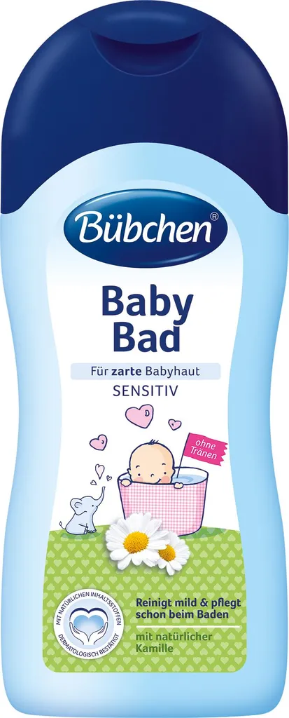 Bübchen Bain Moussant Sensitiv 400 ml - Soin Doux pour Peau Sensible