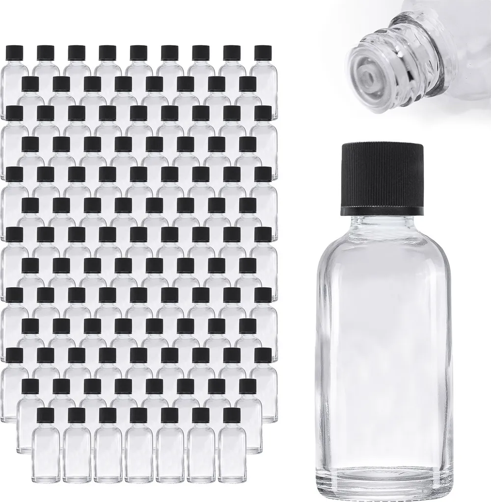Bouteille à Décanter en Verre Transparent 30ml Hermétique - Pack de 143