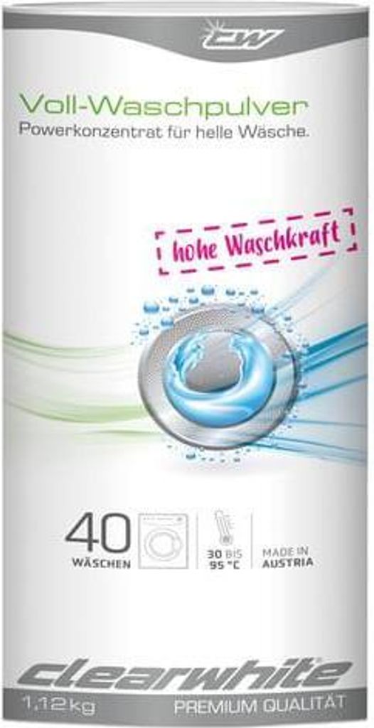 Clearwhite Voll Waschpulver Waschmittel frischen Duft