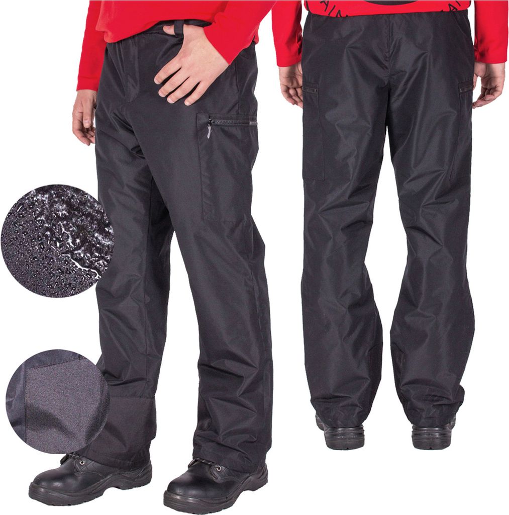 MEN'S Skihose, isoliert, mit Membran, Winter, FIRI, Schwarz, L