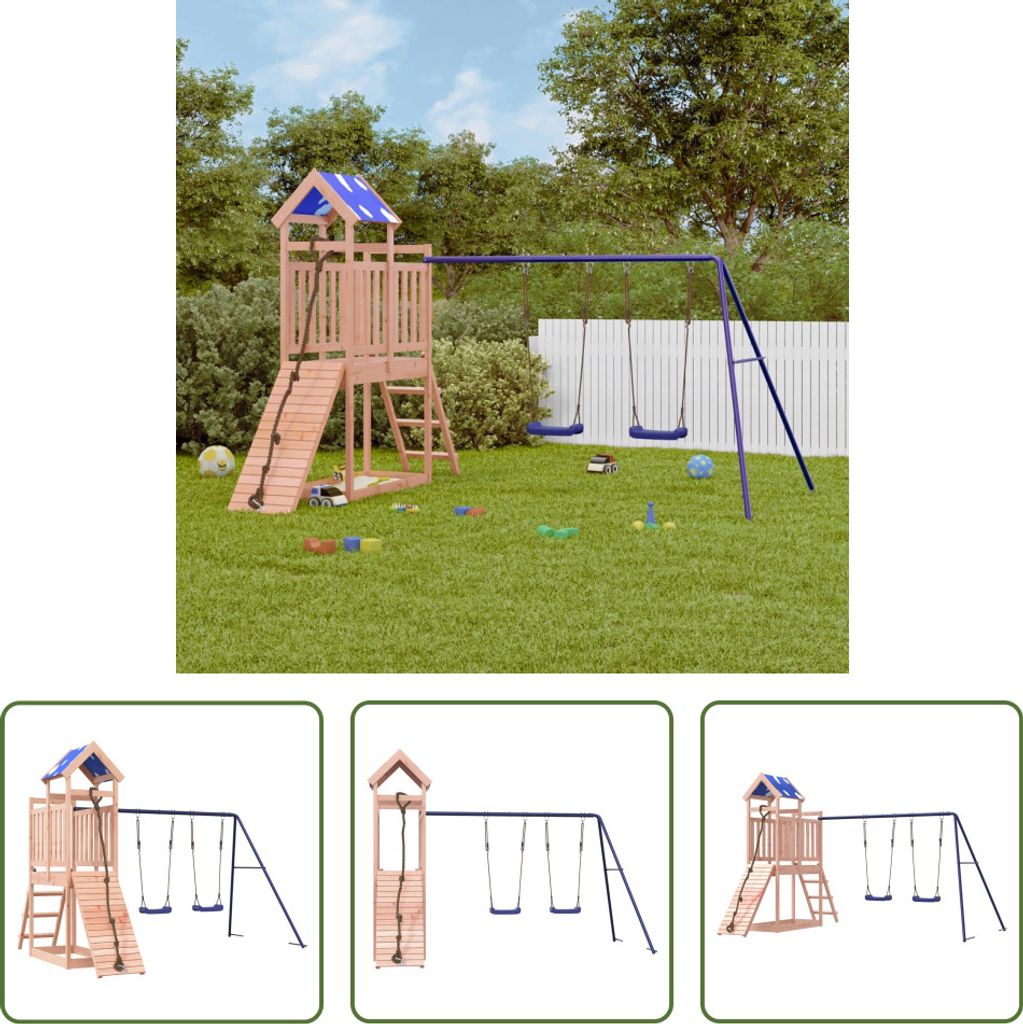 The Living Store Spielturm Massivholz Douglasie