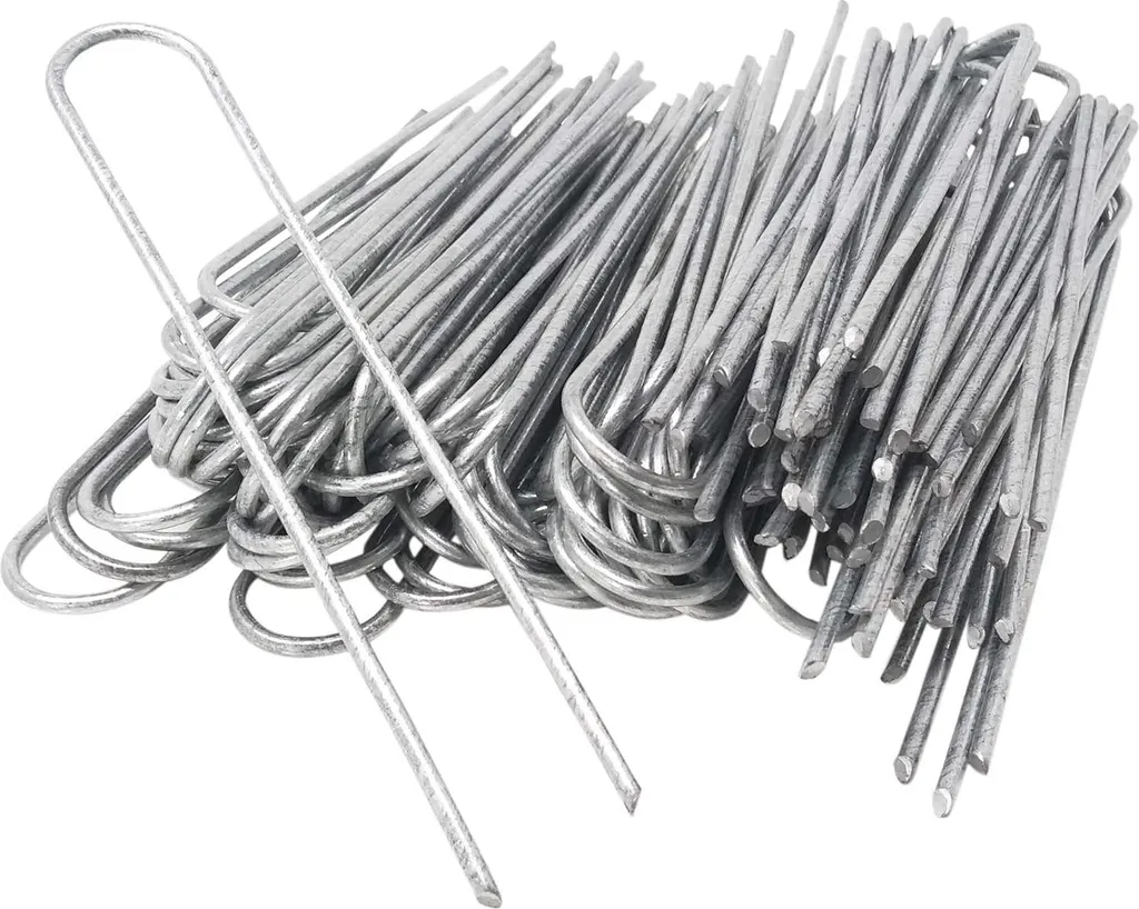 Ancrage pour toile de paillage et film plastique - Lot de 100 piquets