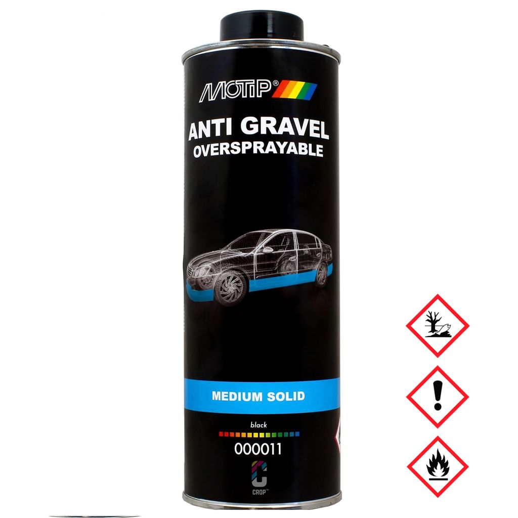 MoTip Anti-gravillons Medium Solid Noir Excellente Image du produit 