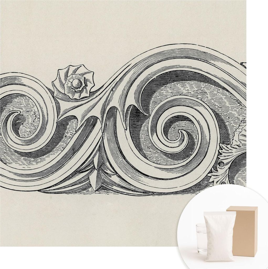 Fototapete - Wandbilder für Wohnzimmer - 250x250 cm - Dekorative Wandfolie - Modernes Design für Wanddekoration - Tapeten für Innenräume - Pfla...