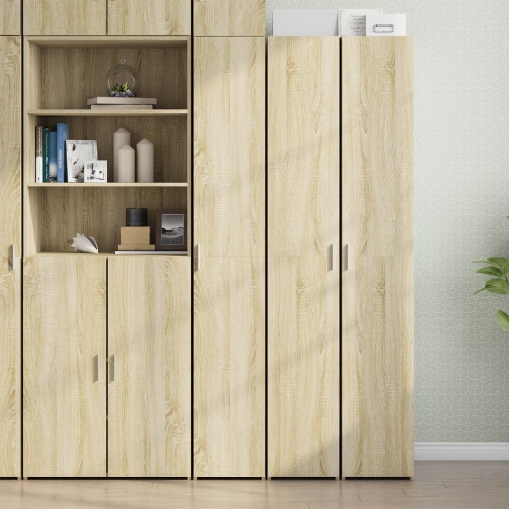 Maison Exclusive - Highboard Sonoma-Eiche 30x42,5x185 cm Holzwerkstoff