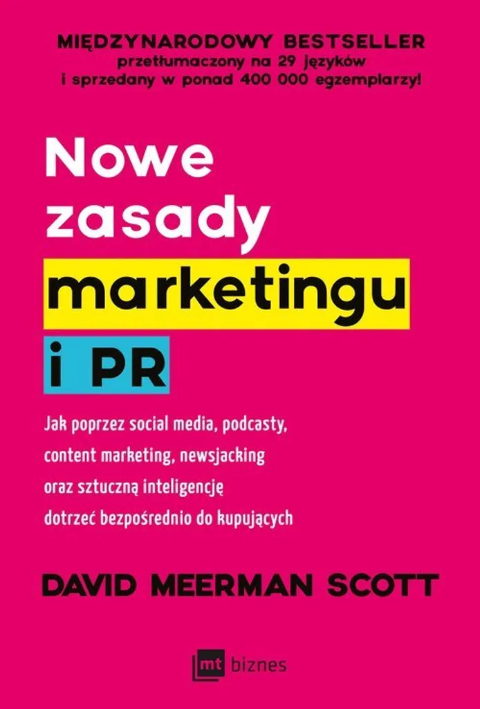 Nowe zasady marketingu i PR - David Meerman Scott livre de poche