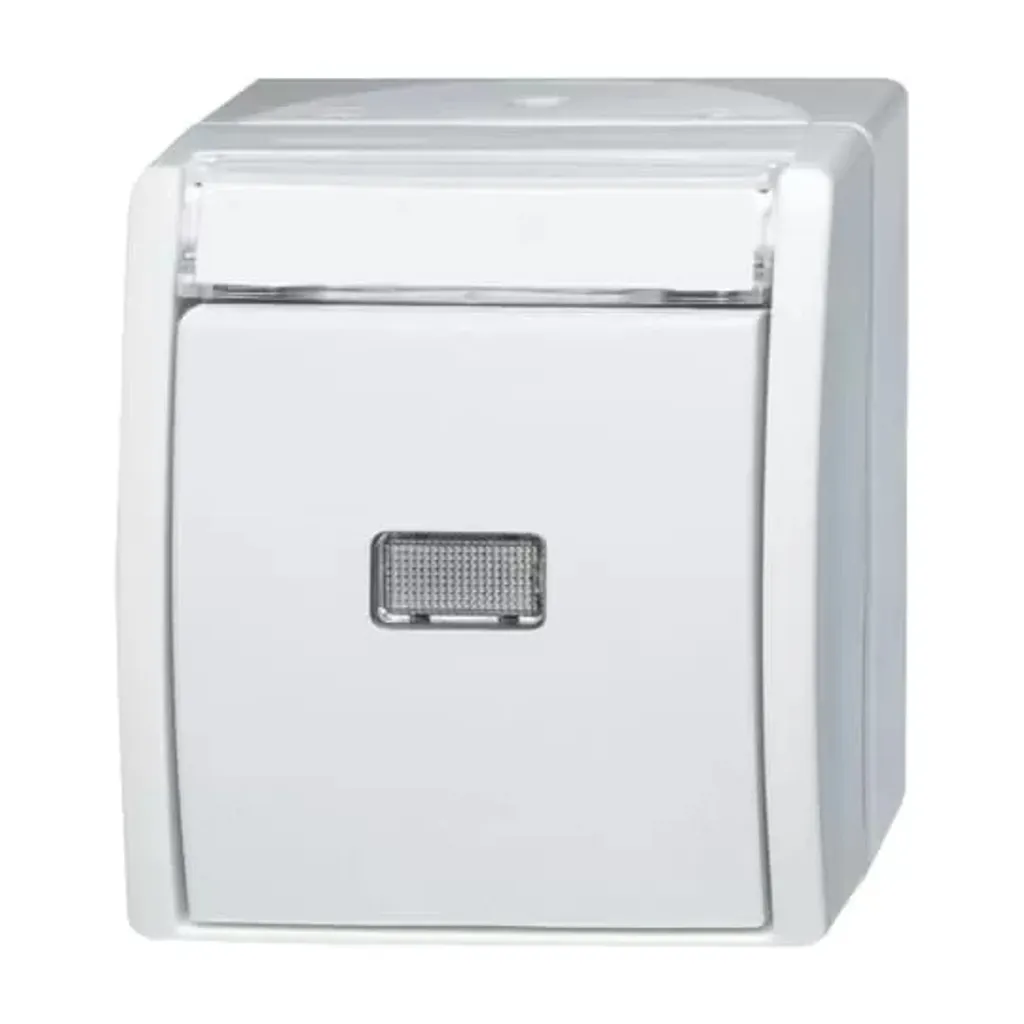Bouton-poussoir Busch-Jaeger IP44 Gris Anthracite Série Ocean 2621