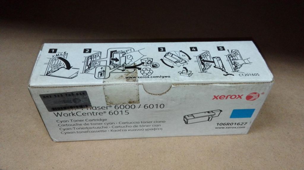 Xerox 106R01627 Tonerkartusche Cyan 1.000 Seiten für Xerox Produktbild 