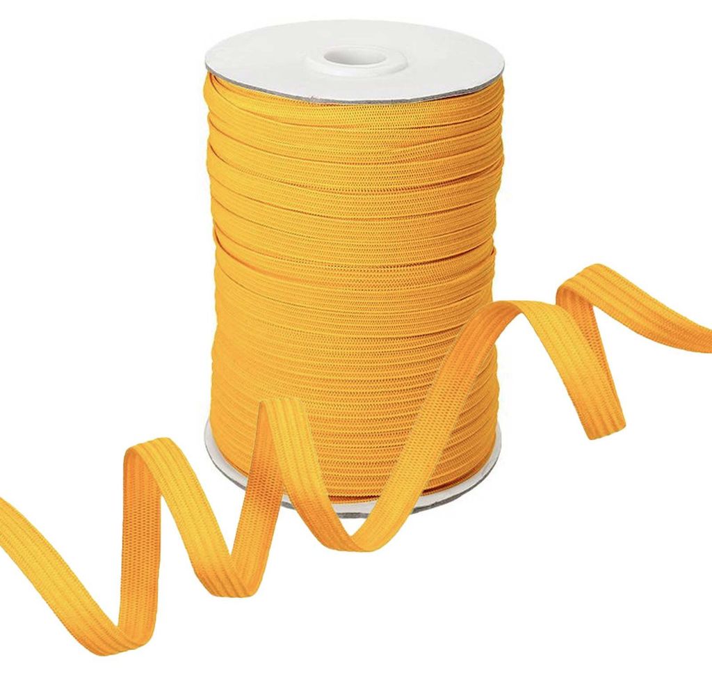 Gummiband 100m x 7mm Gummilitze flach gestrickt Stretch Produktbild 
