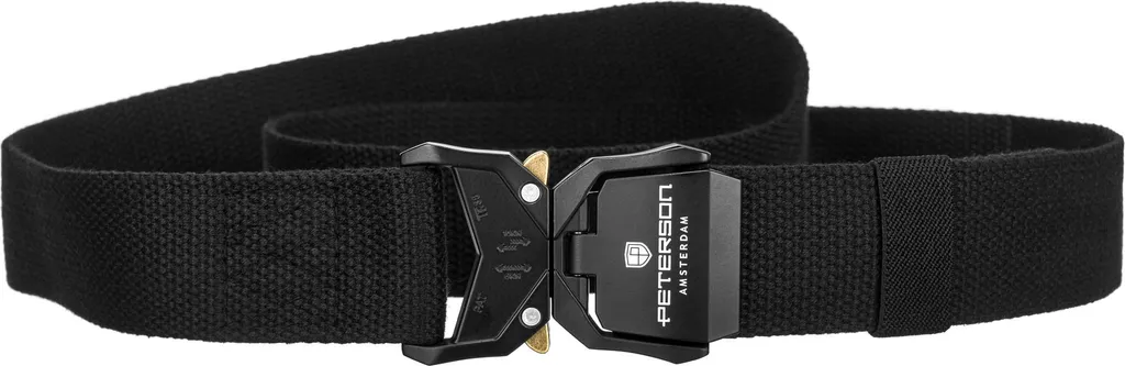 Cinture Peterson Leatherstrike con fibbia classica nera 115 cm