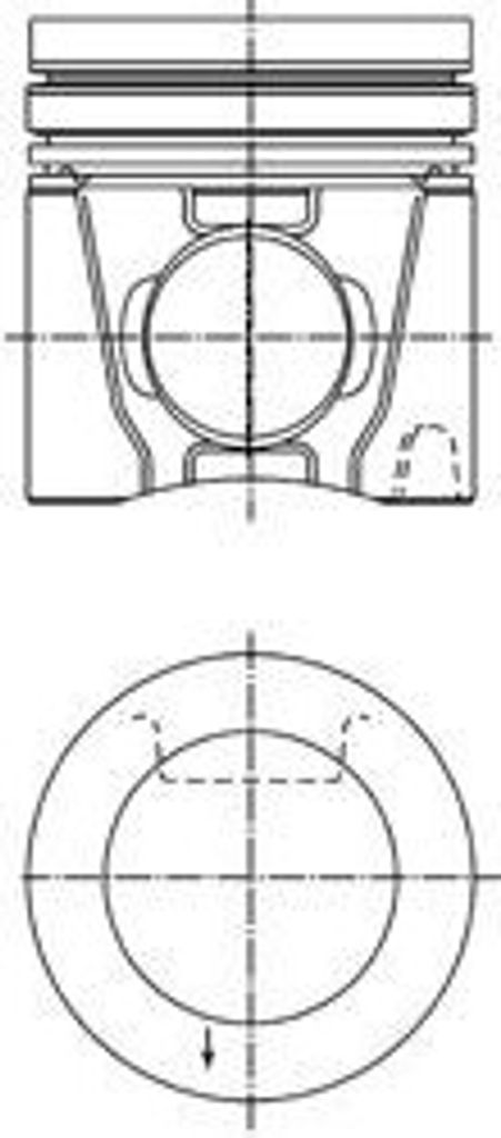 KOLBENSCHMIDT 40276600 Kolben für VOLVO 8300 9300 9400 A FM FM9