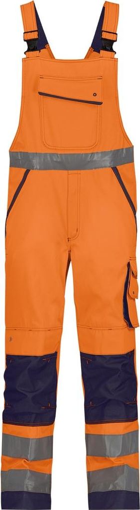 DASSY Warnschutz Latzhose MALMEDY Gr. 56 MINUS orange/blau