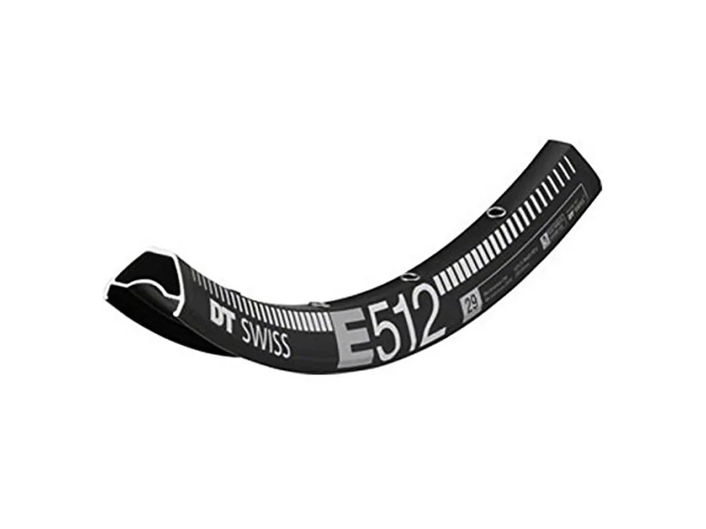 Jante DT Swiss E 512 noire 622-25 32 trous 29 pouces RTE05129S32S011297