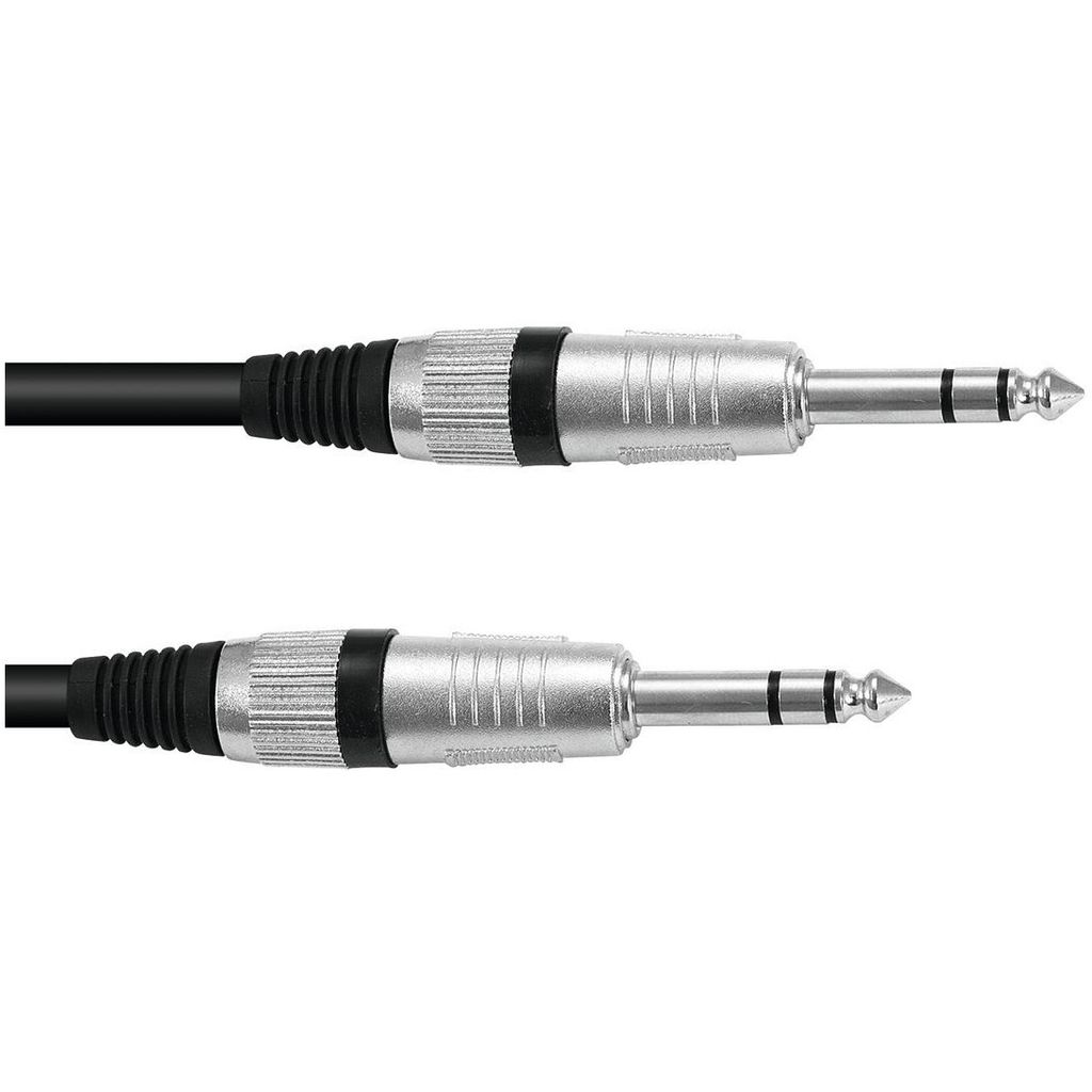 OMNITRONIC Klinkenkabel 6,3 stereo 3m sw ROAD Produktbild 