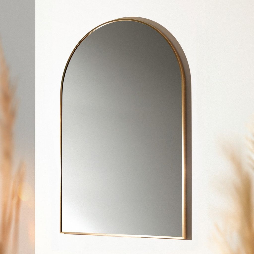 HOMLA ELORA Závesné zrkadlo zlaté 60x90 cm Obrázok produktu 2