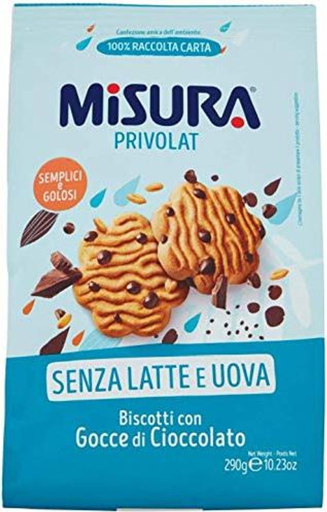 6x Misura Privolat Kekse mit schokolade tropfen 290g biscuits cookies brioche