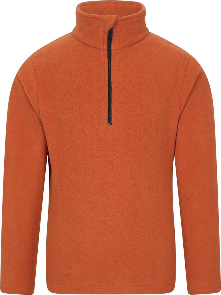 Mountain Warehouse - "Camber II" Fleecejacke mit halbem Reißverschluss für Kinder MW3237 (98) (Rostfarben)