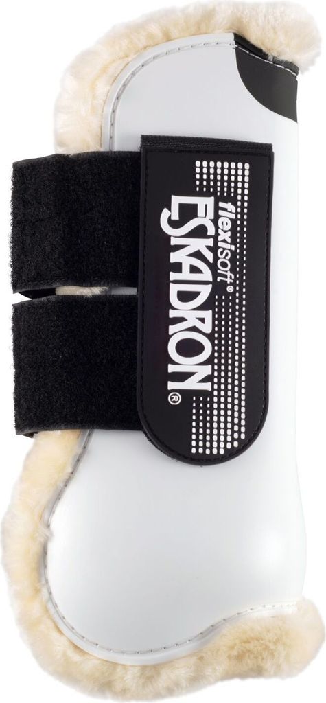 Eskadron Gamaschen Flexisoft Fauxfur Basics Beinschutz White Full