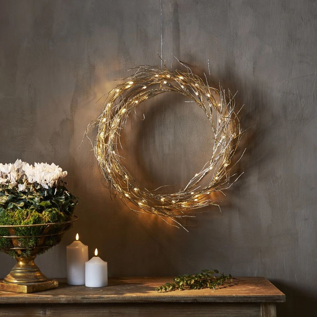 Star Trading Wreath Fizzy, Lekka ozdoba, Złoto, Zdjęcie produktu 