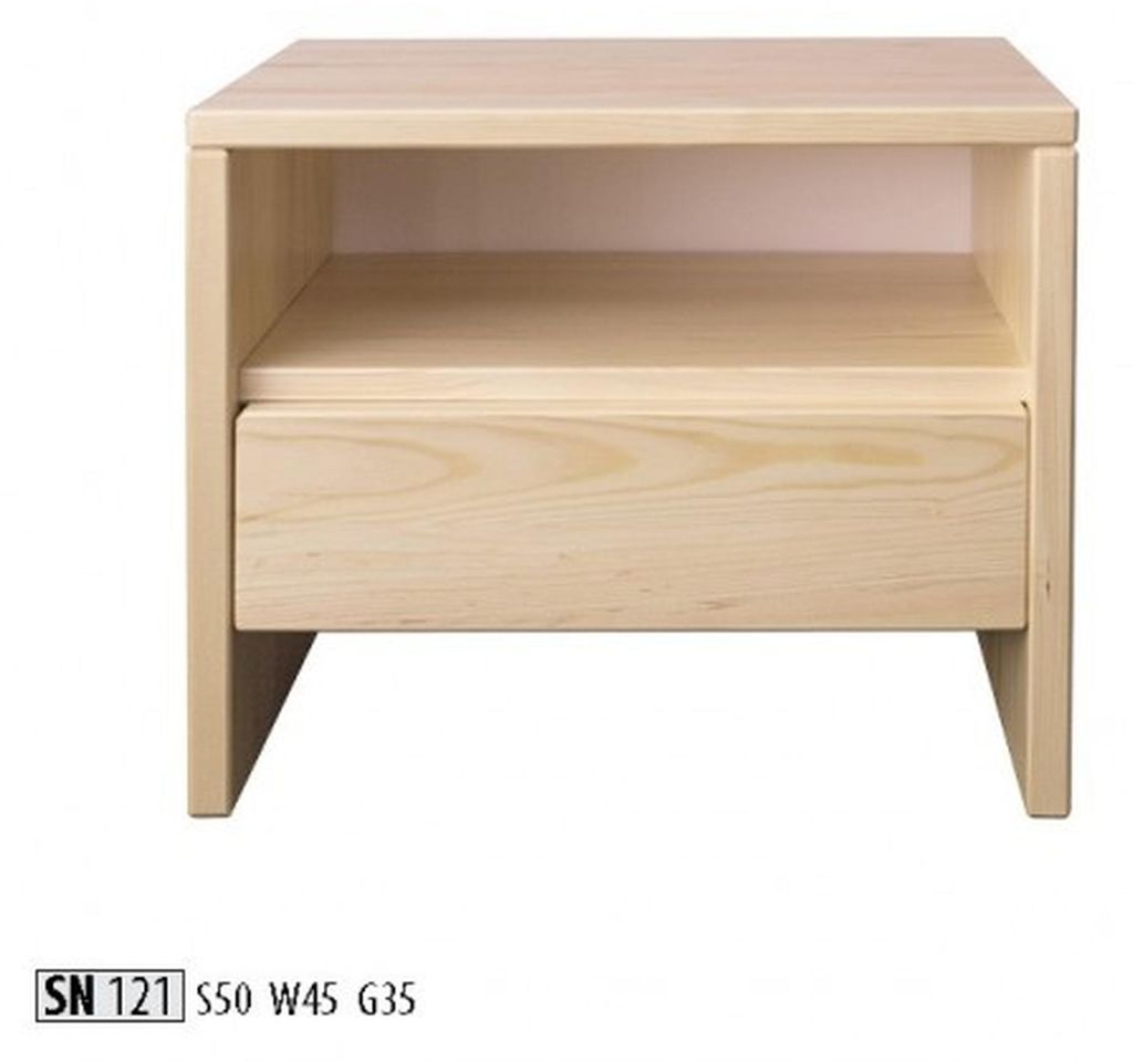 Nachttische Konsolen massiv Holz Tisch Kommode Echt Holz Konsolen Nachttisch