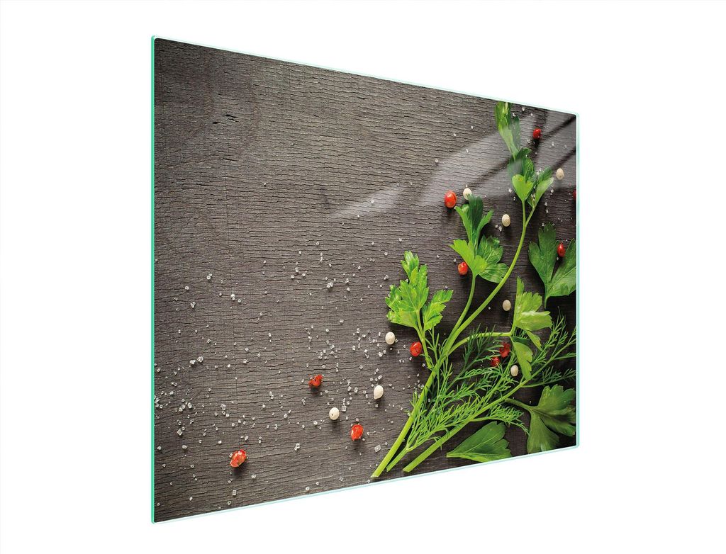 Glasschneidebrett 52x40 Pfeffer
