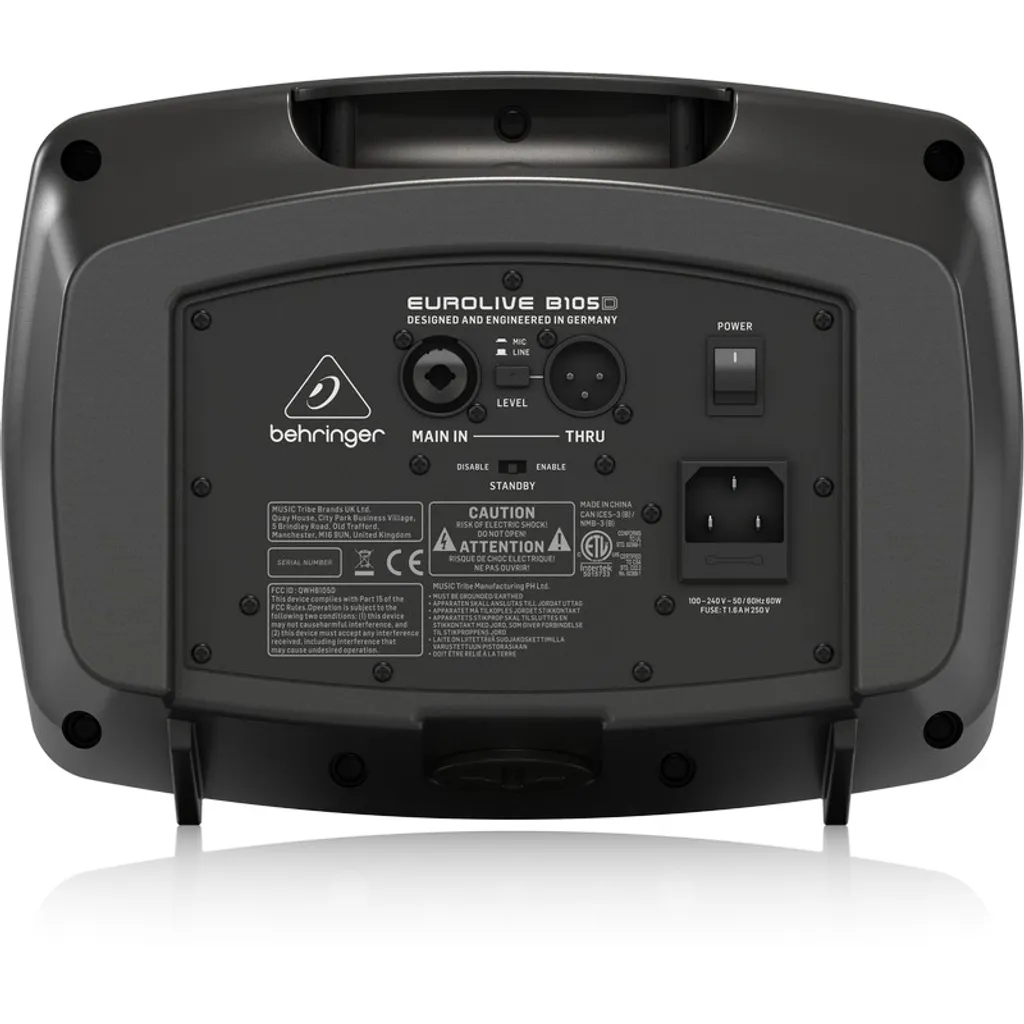 Behringer B105D Enceinte Mobile 50W Bluetooth et Port USB MP3 Intégré - 8