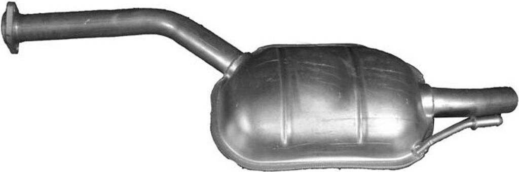 IZAWIT 07.020 Mittelschalldämpfer Schalldämpfer passend für MERCEDES-BENZ 190 (W201)
