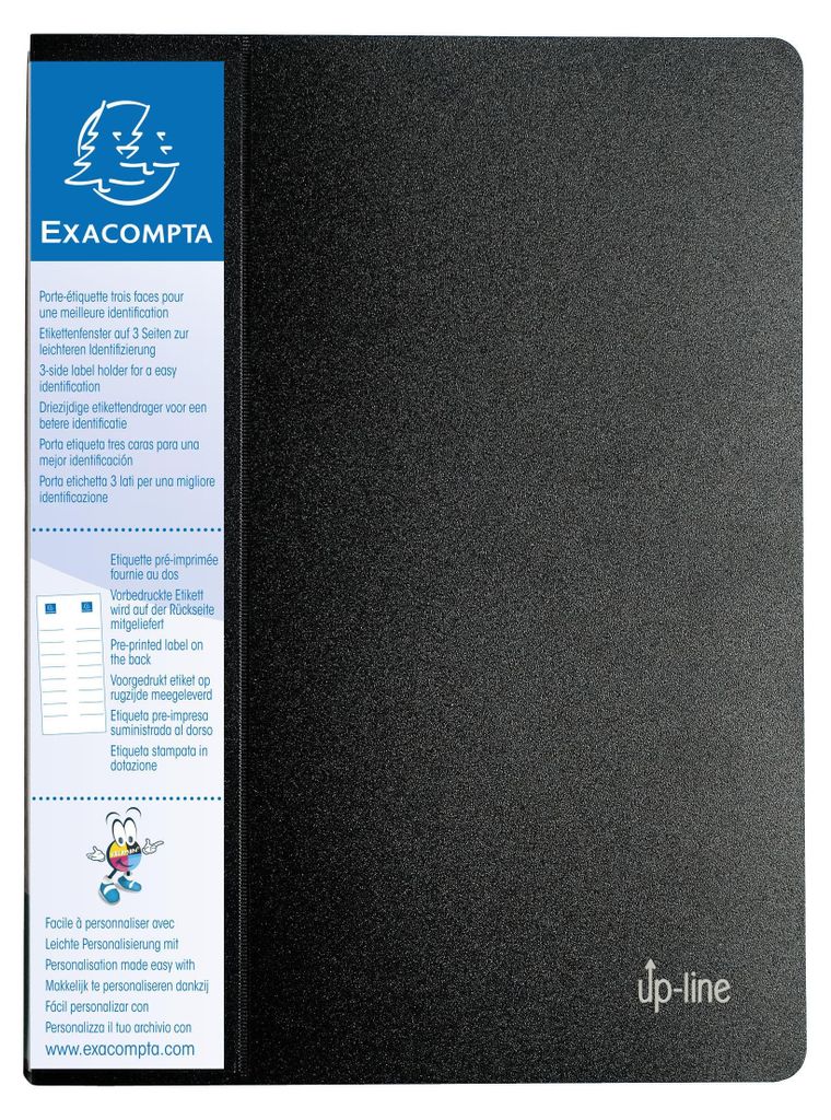Exacompta 88601E Sichtmappe aus Festem PP 800µ mit 60 Produktbild 