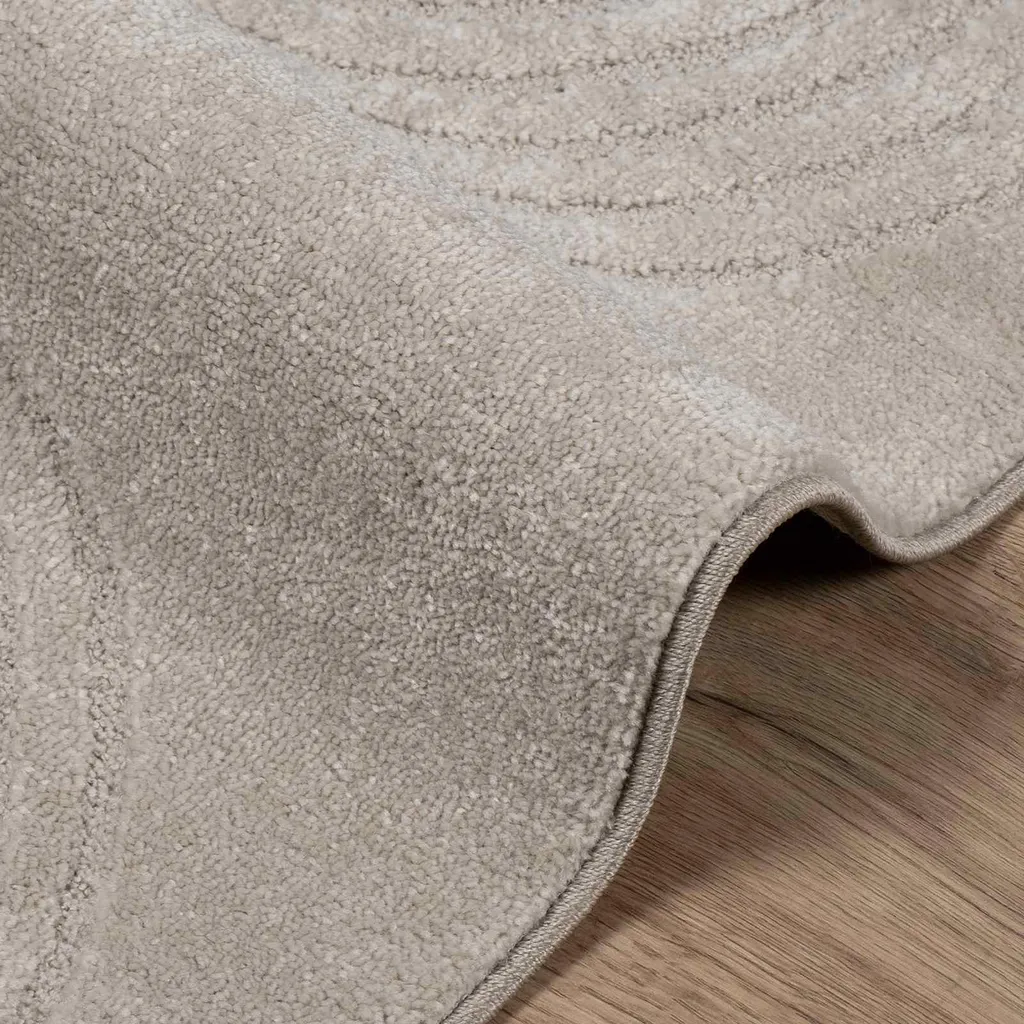 vidaXL Tapis GALATI Beige 200 x 140 cm en Polyester de Haute Qualité