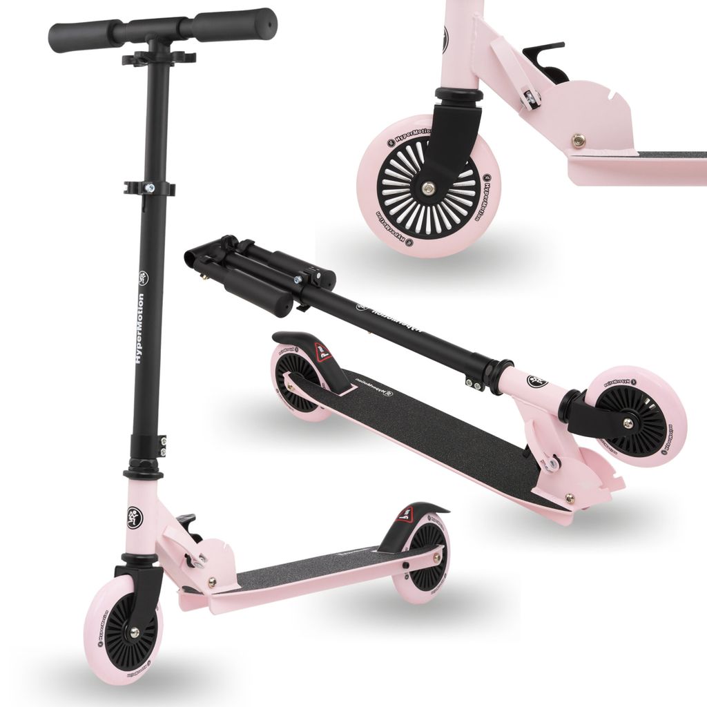 Hulajnoga dwukołowa WILLY 3-8 lat od HyperMotion - różowa Zdjęcie produktu 