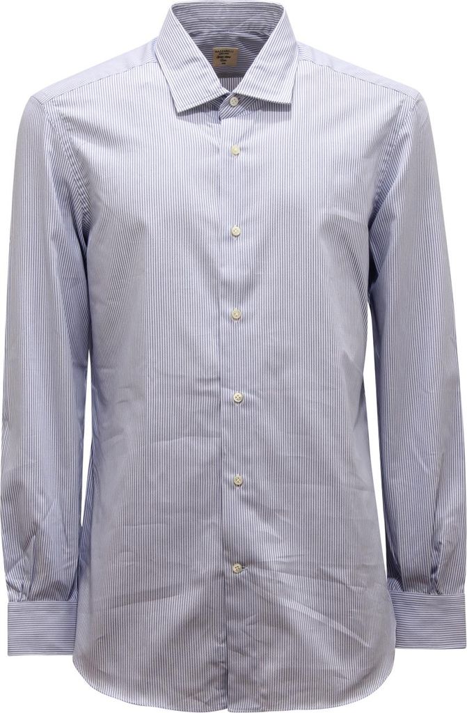 M6187 Camicia Uomo Mazzarelli Green Stone Slim Man Shirt