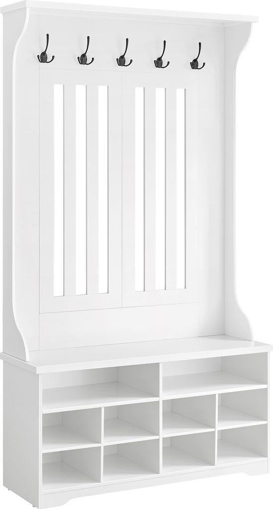 VASAGLE Garderobenständer mit Schuhbank, Garderobe, Produktbild 2