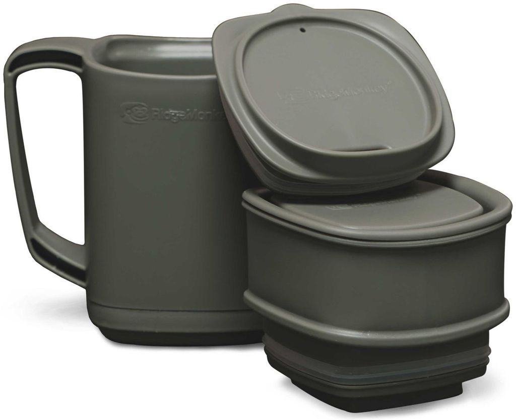 RidgeMonkey Thermo Mug DLX Brew Set | green