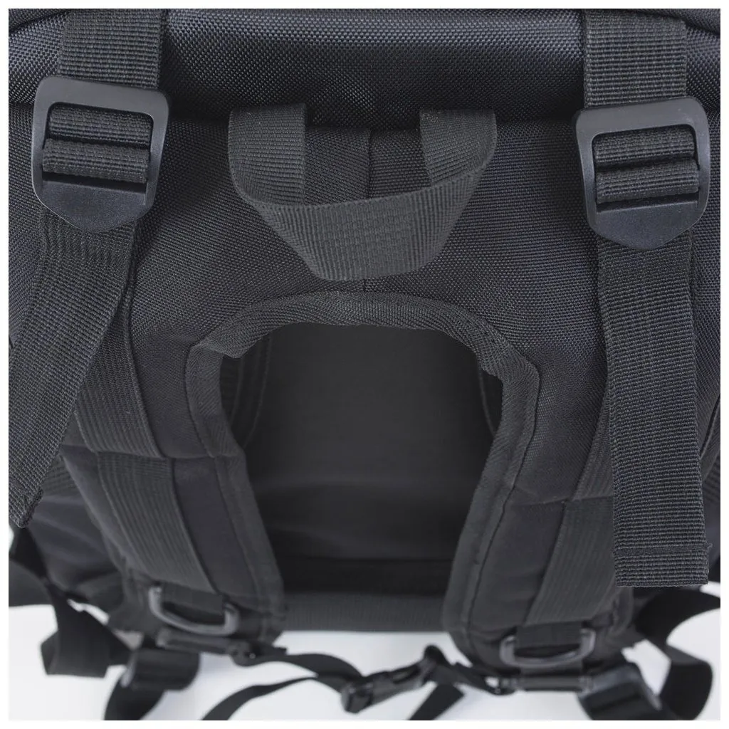 Sac à dos noir PIXIE CREW avec panneau créatif et compartiment laptop