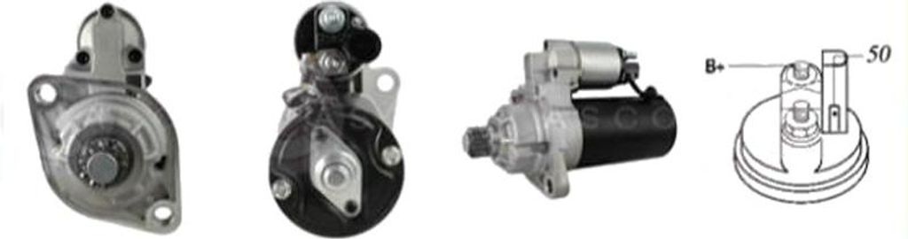 CASCO CST10255AS Starter Anlasser 1,70kW für VW GOLF VI (5K1) 12V