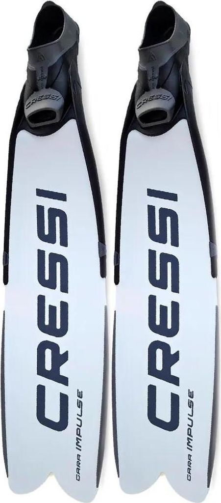 Cressi Gara Turbo Impulse Speerfischen Flossen Weiß EU 38-39 Weiß EU 38-39