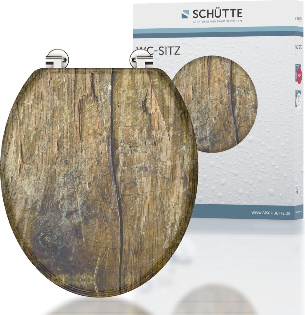 SCHÜTTE MDF WC sedátko SOLID WOOD, WC sedátko s motivem Obrázek produktu 