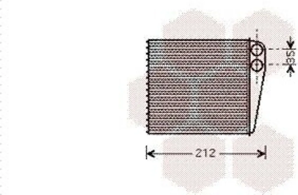 Échangeur thermique de chauffage pour Renault Twingo 2 et Clio berline