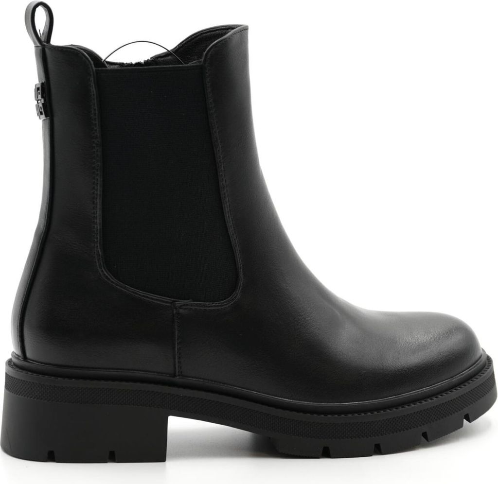 Damen Stiefletten mit seitlichem Gummiband Farbe Schwarz LH219 Stiefelette - 40 Größe: 40