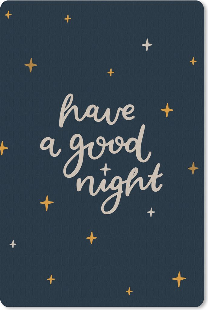 MuchoWow Mauspad Mousepad Sprichwörter - Zitate - Kinder - Eine gute Nacht - Kinder - Baby 18x27 cm - Mousepads - Maus Mat - Pad - Mausunterlage